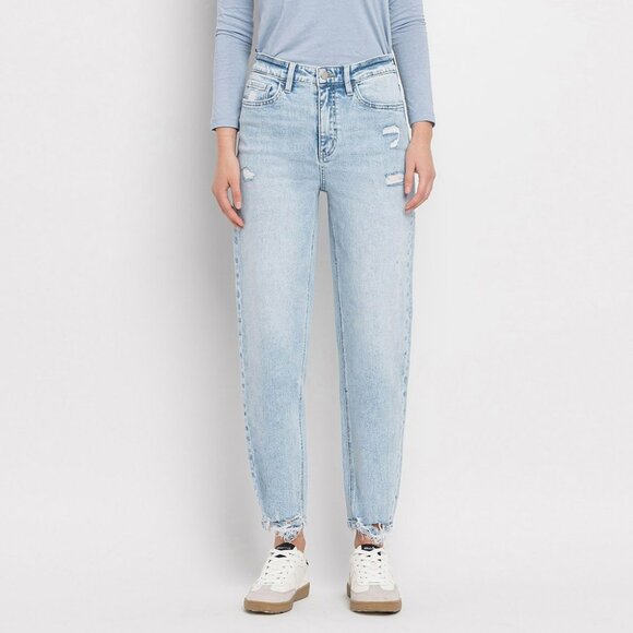 NWT Flying Monkey Super High Rise Barrel Leg Jeans - Picture 6 of 11